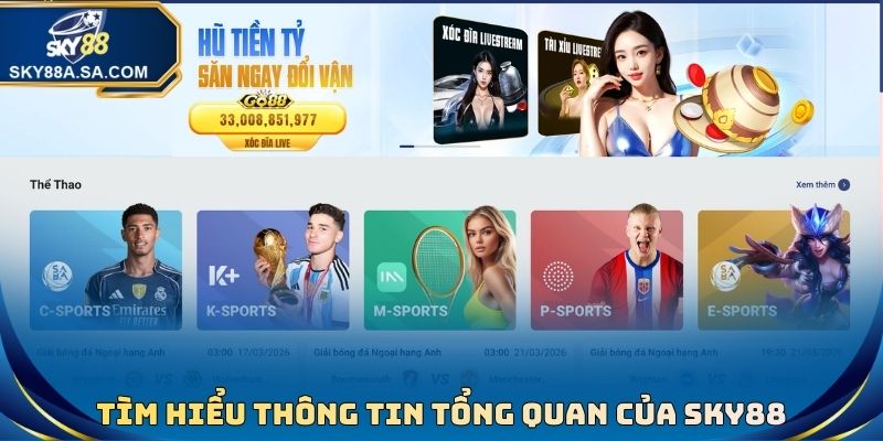 Tìm hiểu thông tin tổng quan của Sky88